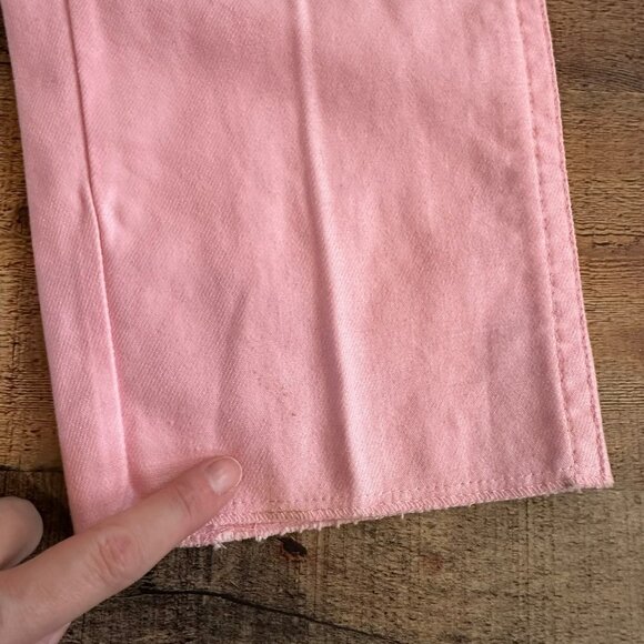 Vintage Property Of Women's Pink Straight Leg Drawstring Pants -24 - Picture 2 of 13